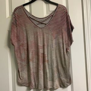 Lane Bryant striped t-shirt